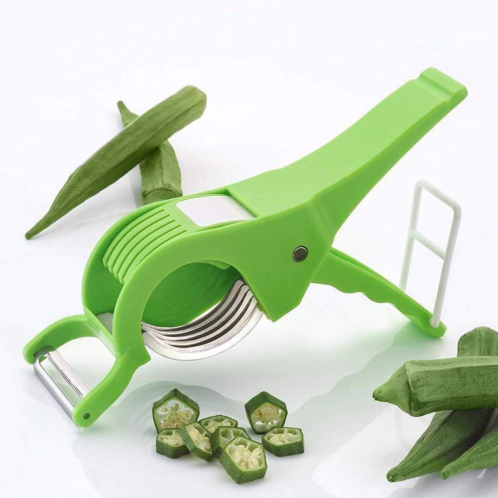 Vegetable Cutter 5 Sharp Blade with Peeler 2 in 1