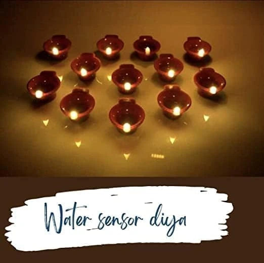 Magical Water Sensor Led Light Diya (Pack of 6)