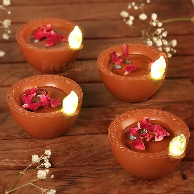 Magical Water Sensor Led Light Diya (Pack of 6)