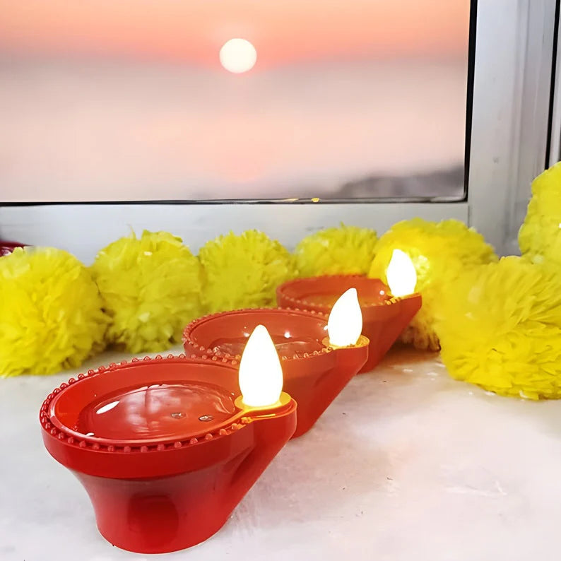 Magical Water Sensor Led Light Diya (Pack of 6)