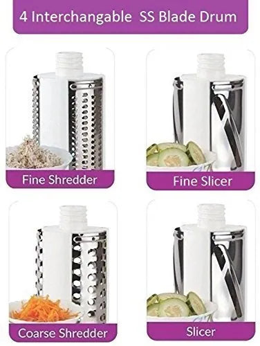 QuickSlice Rotary Cutter – 4 in 1 Fine & Coarse Shredder