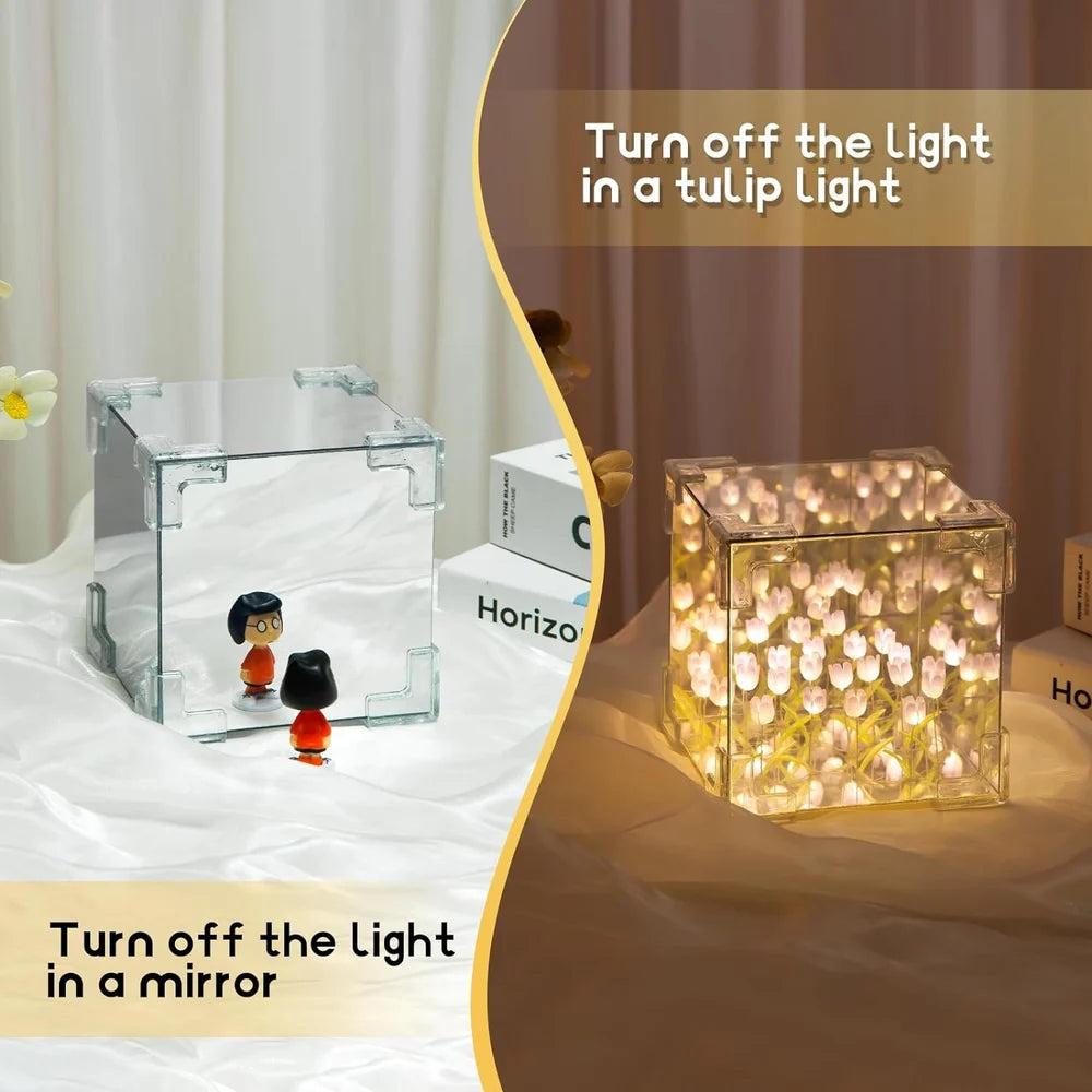 TulipMirror Decorative Lamp -Rechargeable