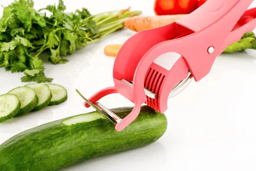 Vegetable Cutter 5 Sharp Blade with Peeler 2 in 1