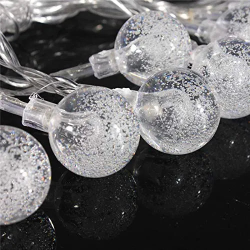 CrystalGlow 14-LED Bubble Ball String Lights