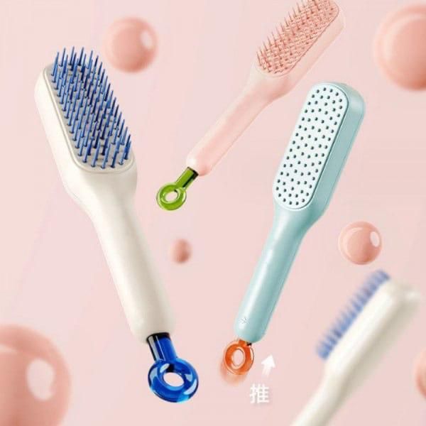 AutoClean Anti-Static Massage Comb for Adults and Kids