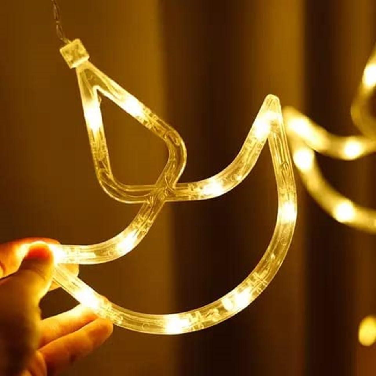 GlowMode LED Curtain String Lights