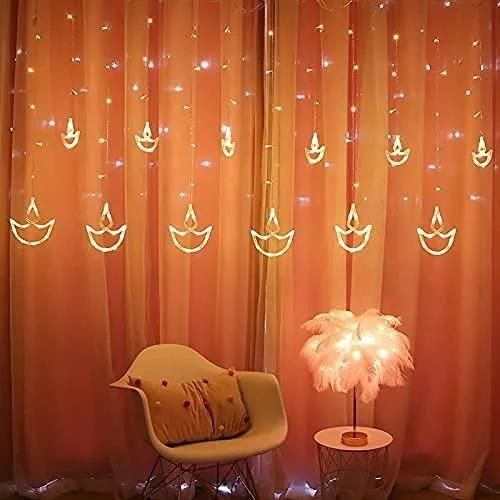 GlowMode LED Curtain String Lights