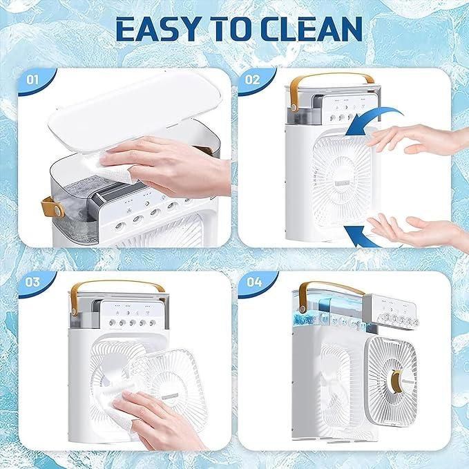 Multifunction Air Cooler (USB Electric Portable Fan)