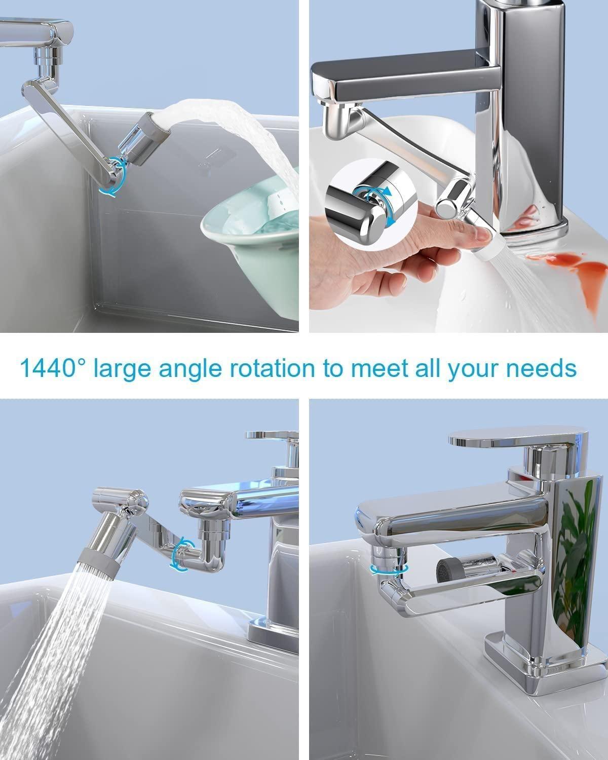 Rotating Sink Sprayer with 2 Water Outlet Modes