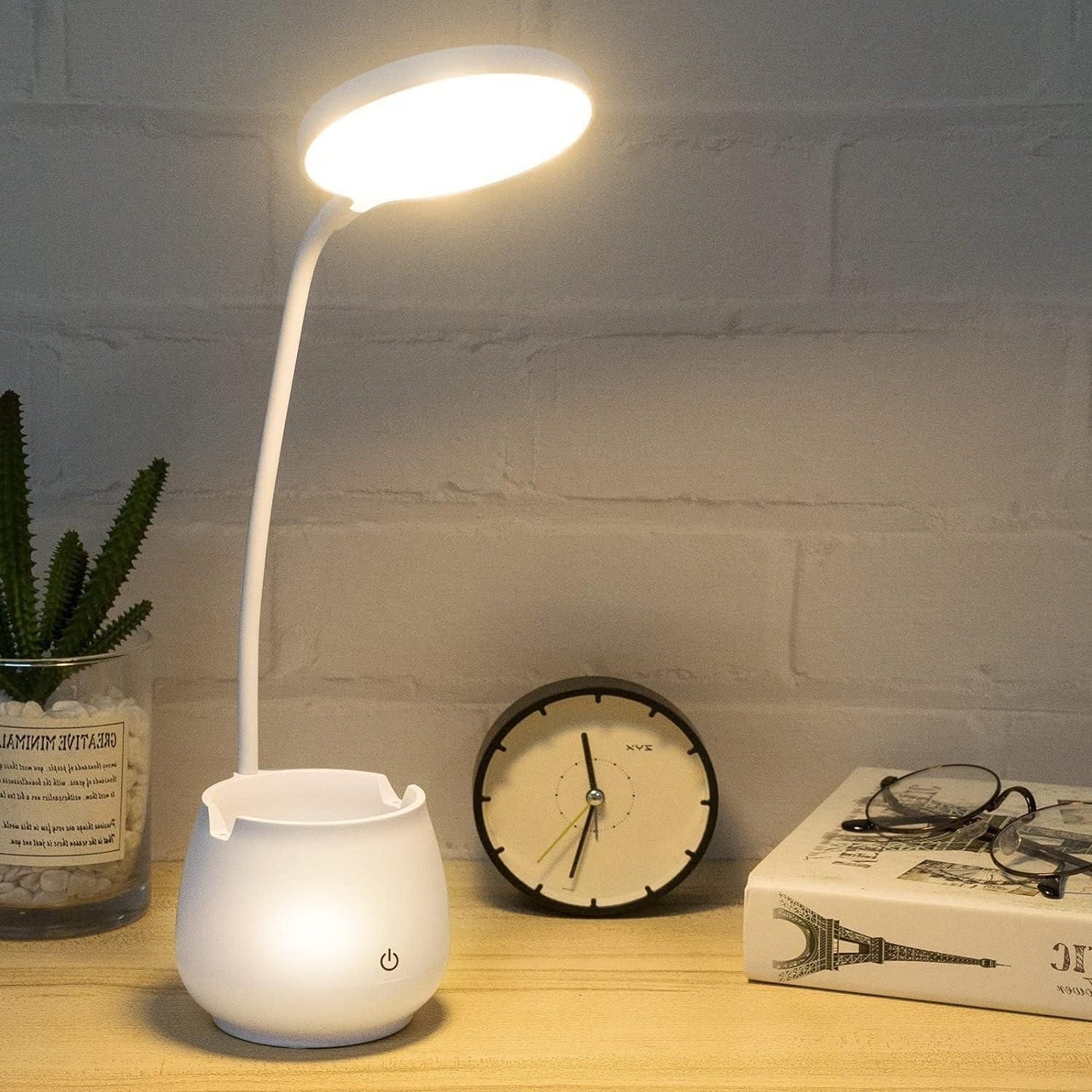 Rechargeable LED Lamp with Organizer