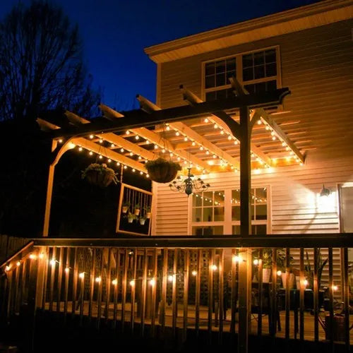 CrystalGlow 14-LED Bubble Ball String Lights