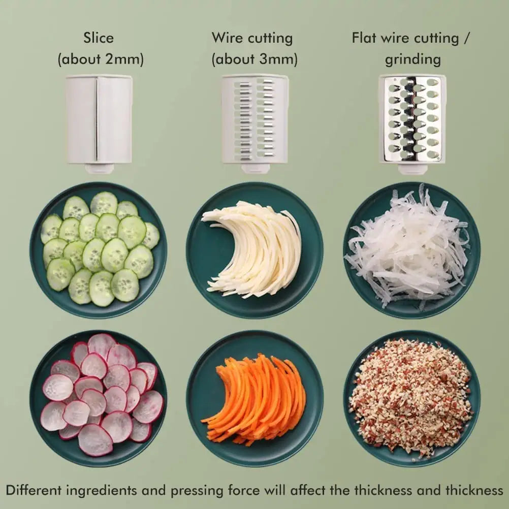 QuickSlice Rotary Cutter – 4 in 1 Fine & Coarse Shredder
