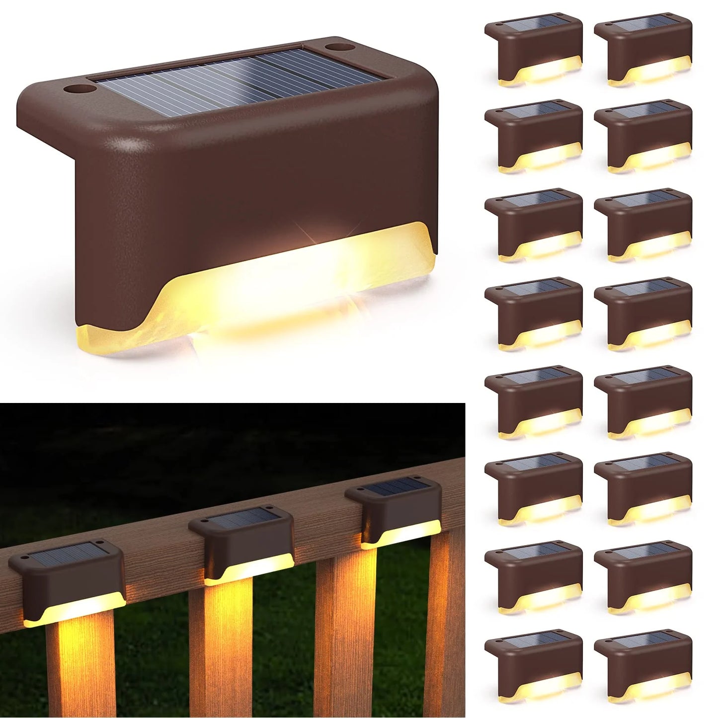 Solar Deck Lights (Pack of 4 / 8)