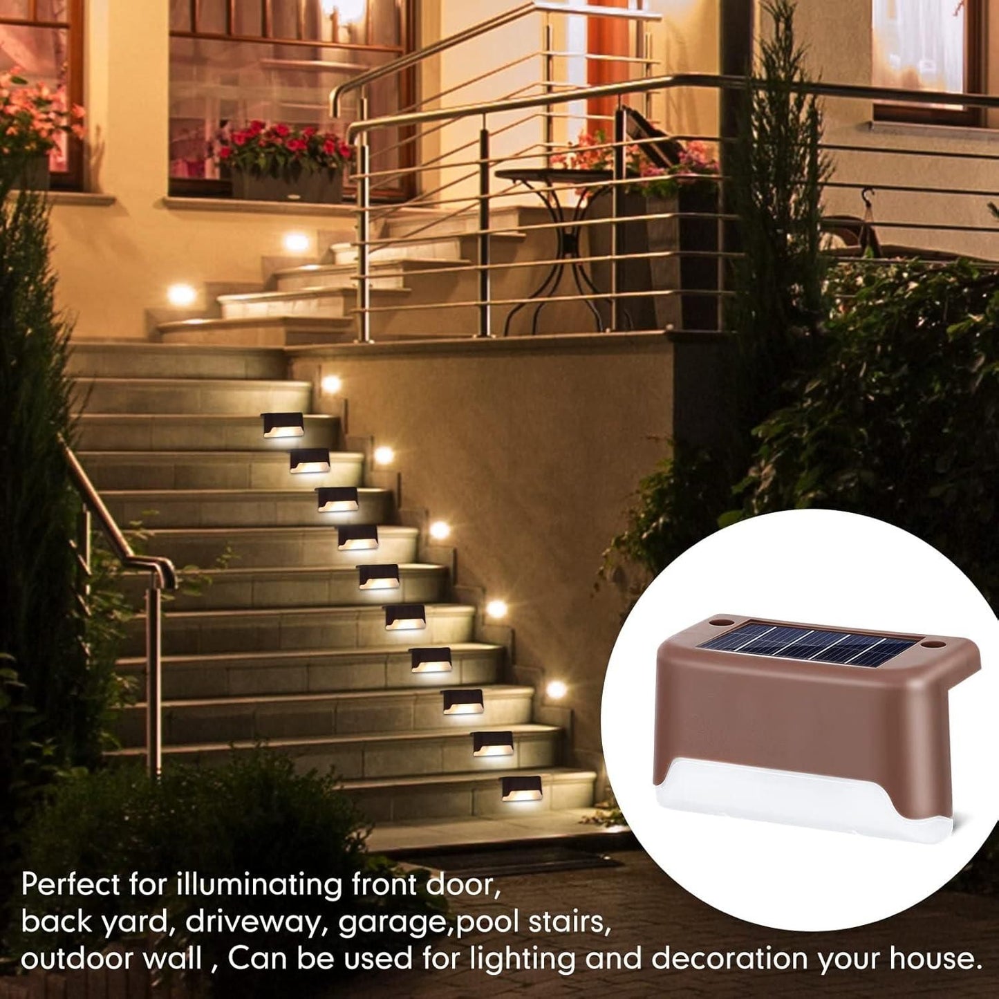 Solar Deck Lights (Pack of 4 / 8)