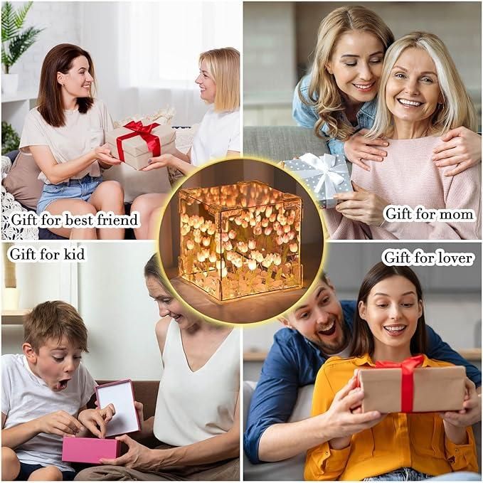 TulipMirror Decorative Lamp -Rechargeable