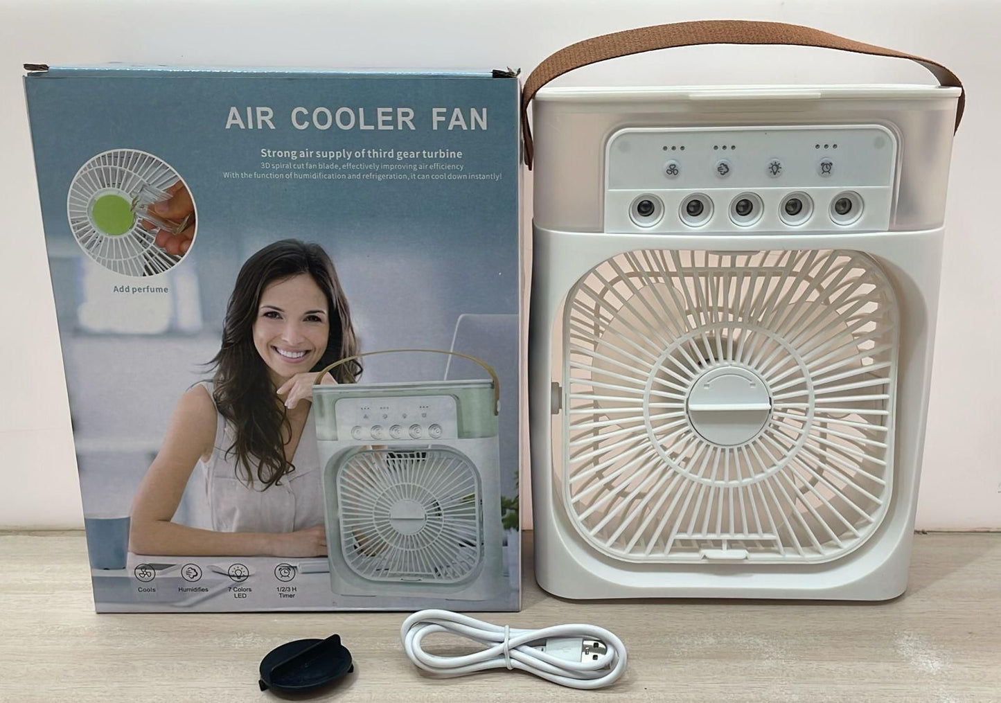 Multifunction Air Cooler (USB Electric Portable Fan)