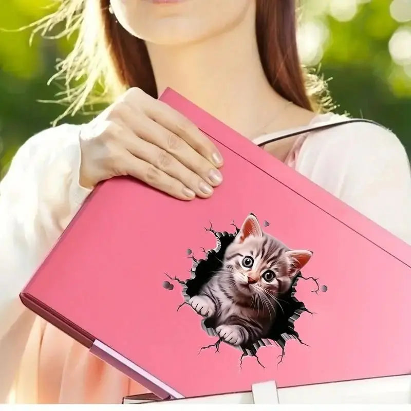 KittyStick™ - Durable Cat Car Stickers (Pack of 2)