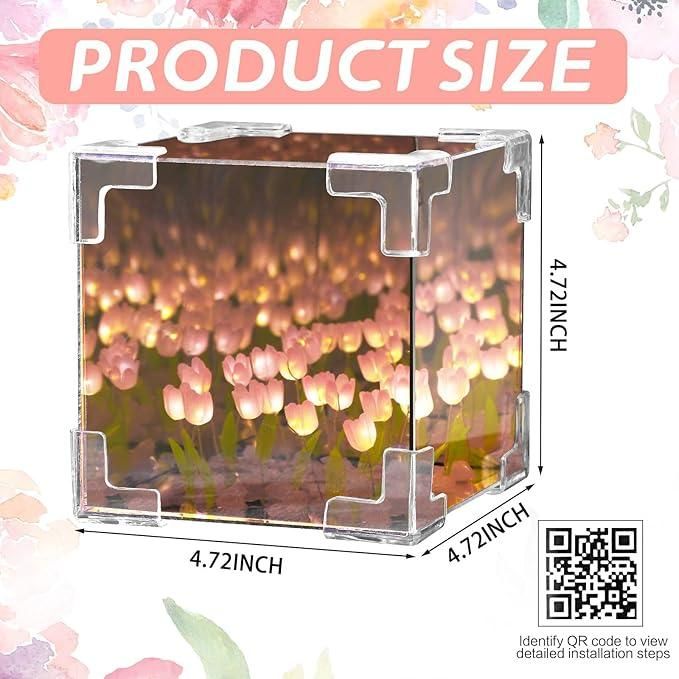 TulipMirror Decorative Lamp -Rechargeable