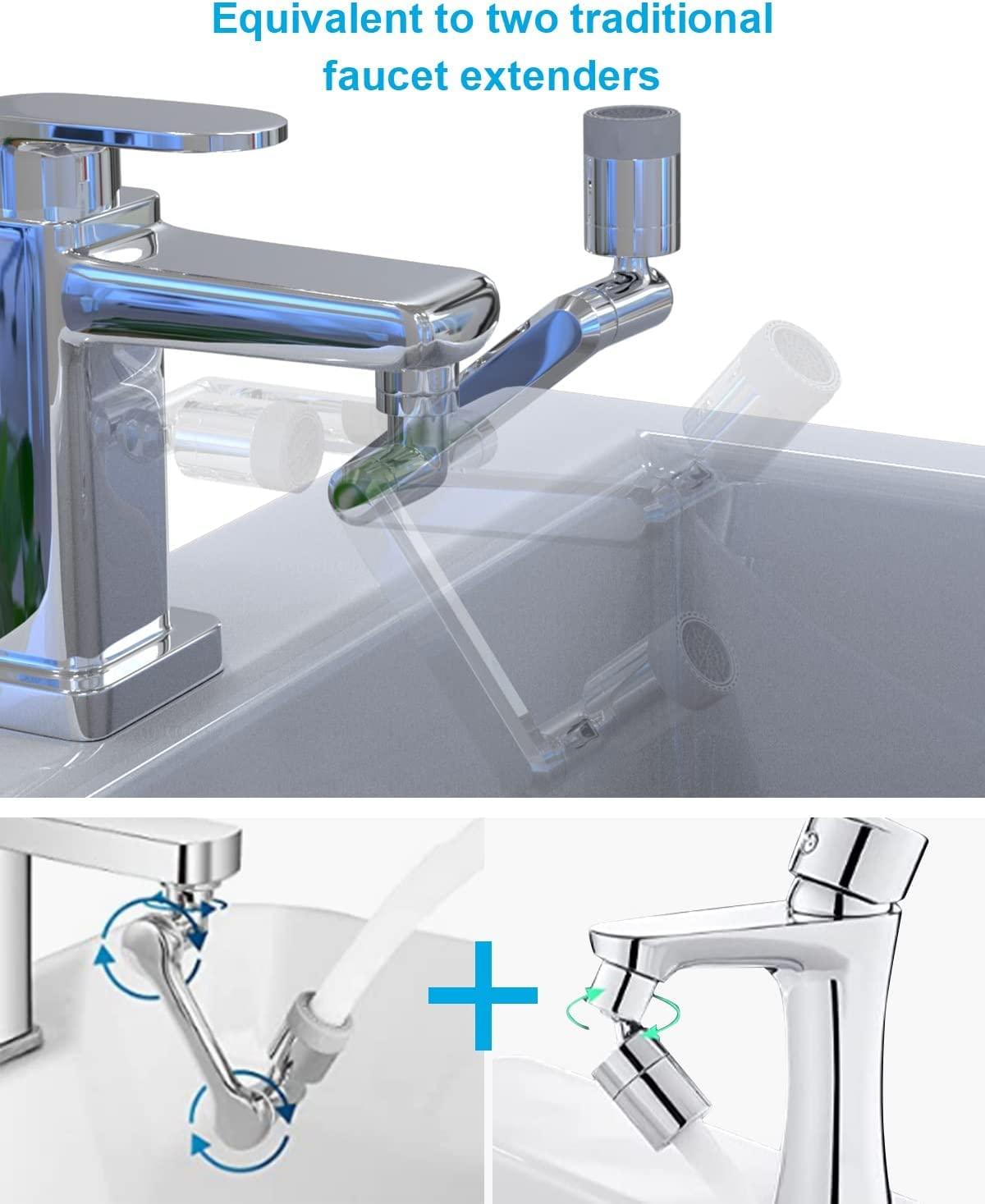 Rotating Sink Sprayer with 2 Water Outlet Modes