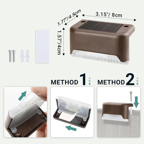 Solar Deck Lights (Pack of 4 / 8)