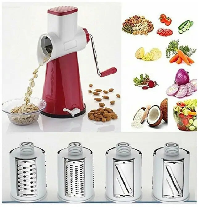 QuickSlice Rotary Cutter – 4 in 1 Fine & Coarse Shredder