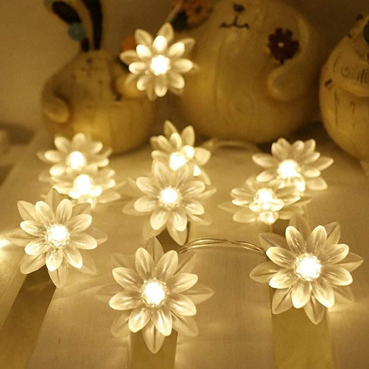 LotusShine 16 LED Flower Lights (3 Meters)