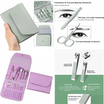 GlamNails™ Manicure & Pedicure Kit for Women